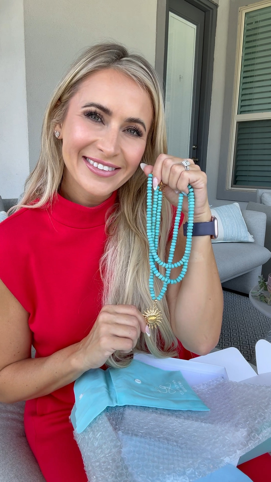 Let’s unbox a piece from @Christina Greene’s latest collection