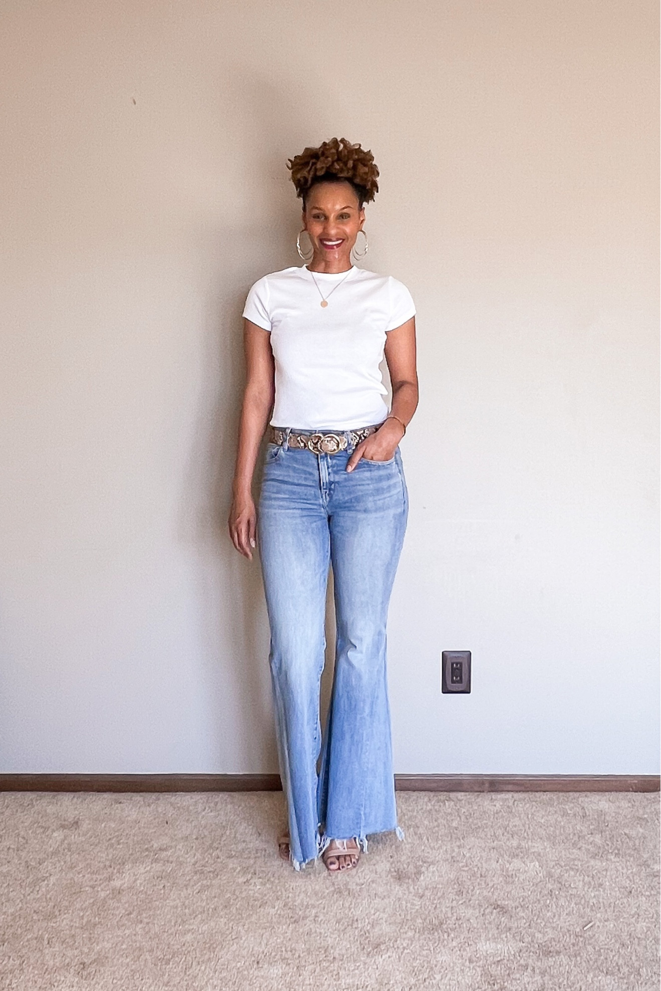 These Festival flare jeans from American Eagle have an amazing fit! I did an 8 long for length.

#LTKstyletip #LTKsalealert