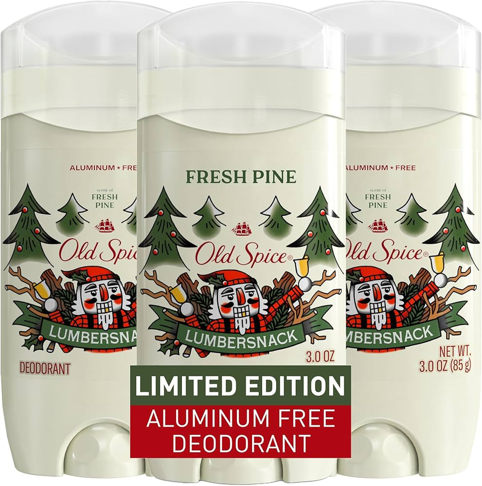 Old Spice Aluminum Free Deodorant for Men, Holidudes Limited Edition, 24/7 Holiday Freshness, Odo... | Amazon (US)