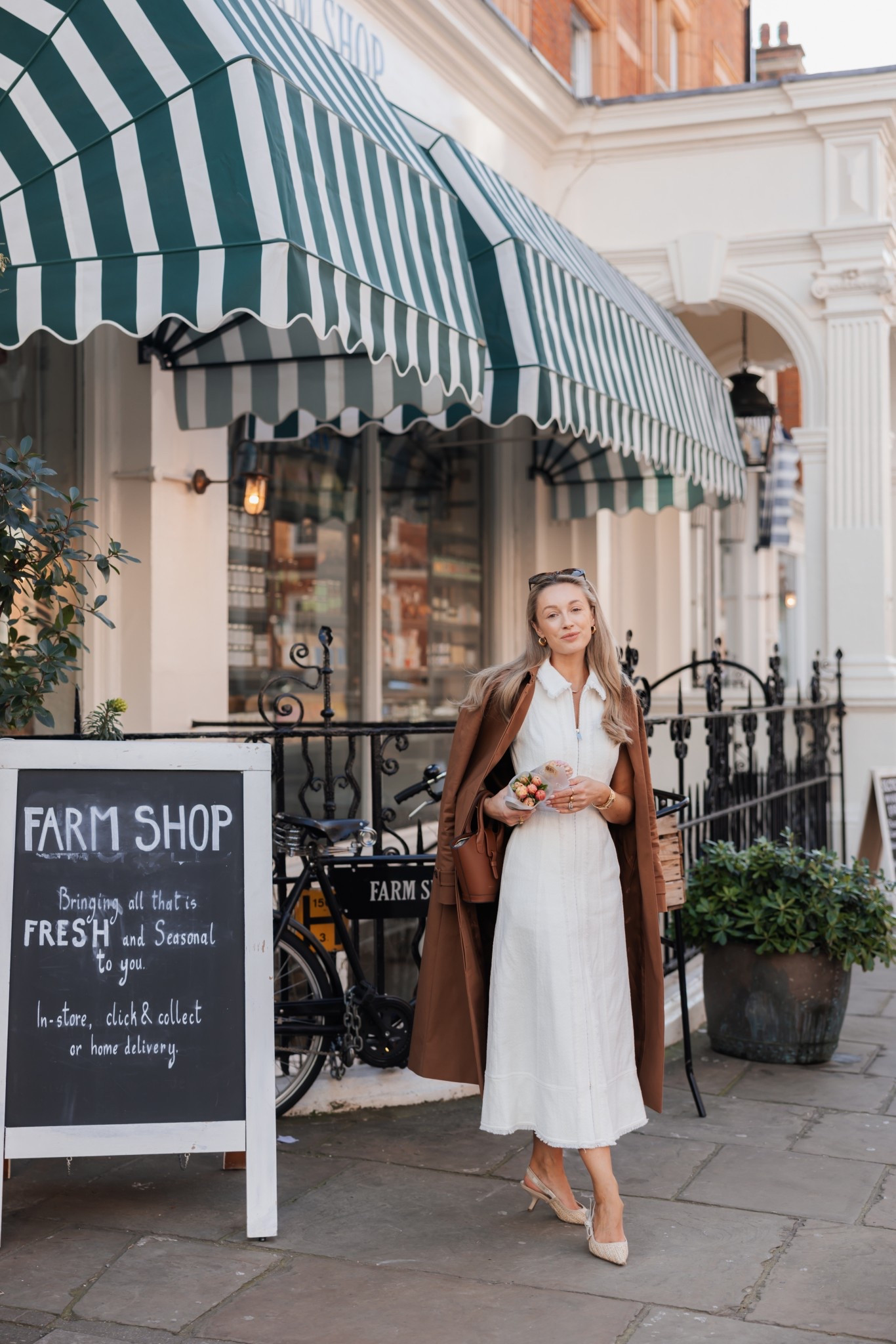 Loving this cream midi dress from Me + Em paired with my favourite Hobbs trench coat and Dior heels 🤍

#LTKdresses #LTKspring #LTKstyletip