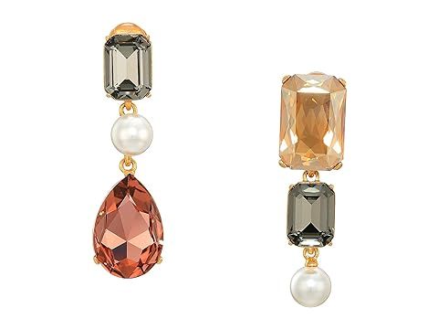 Oscar de la Renta Bold Crystal Earrings | Zappos