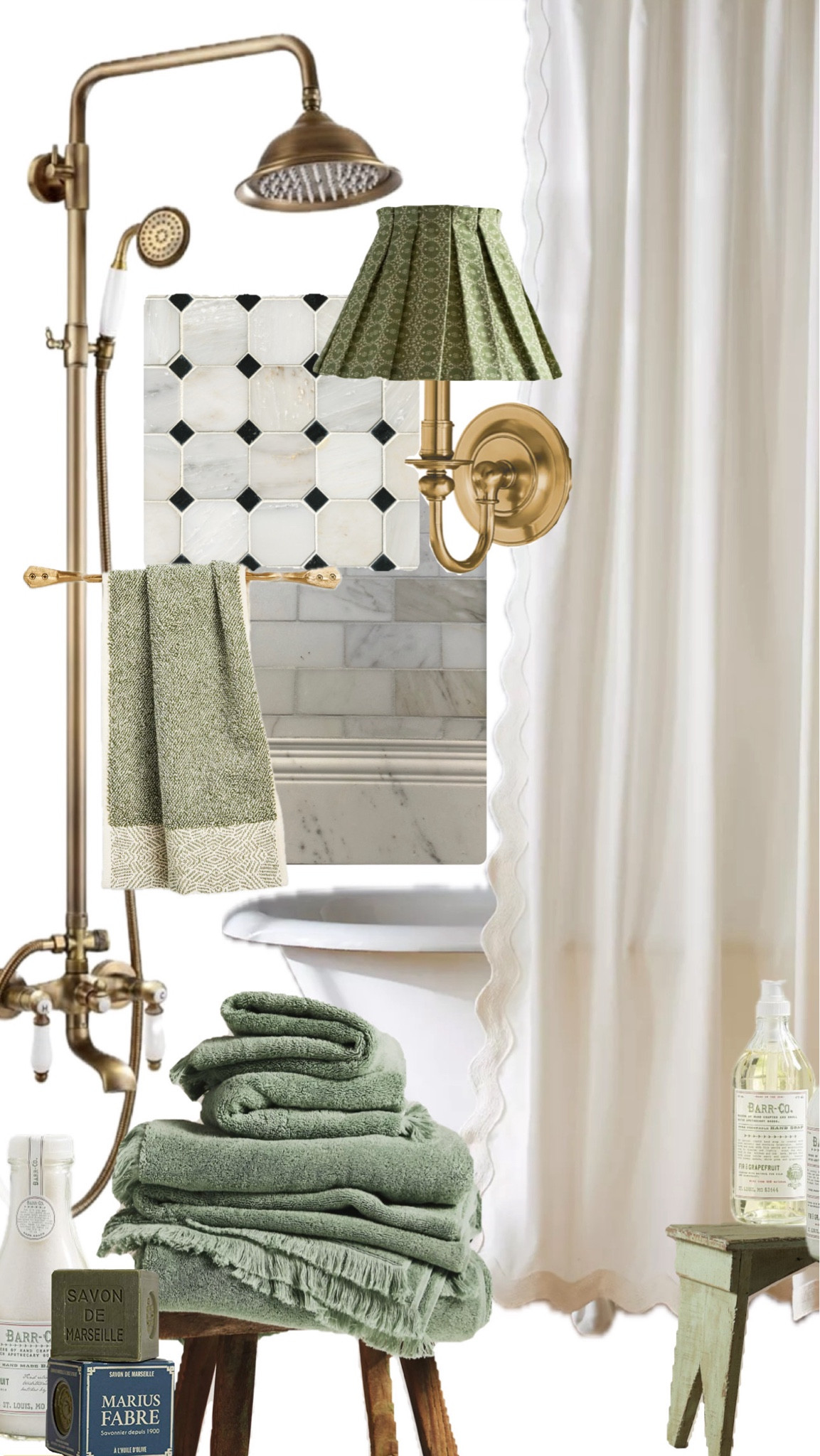 A quick cozy cottage bathroom mood board as we work on our bedroom bathroom. Linked what I could below! 

Tile: the tile shop


#LTKhome #LTKstyletip