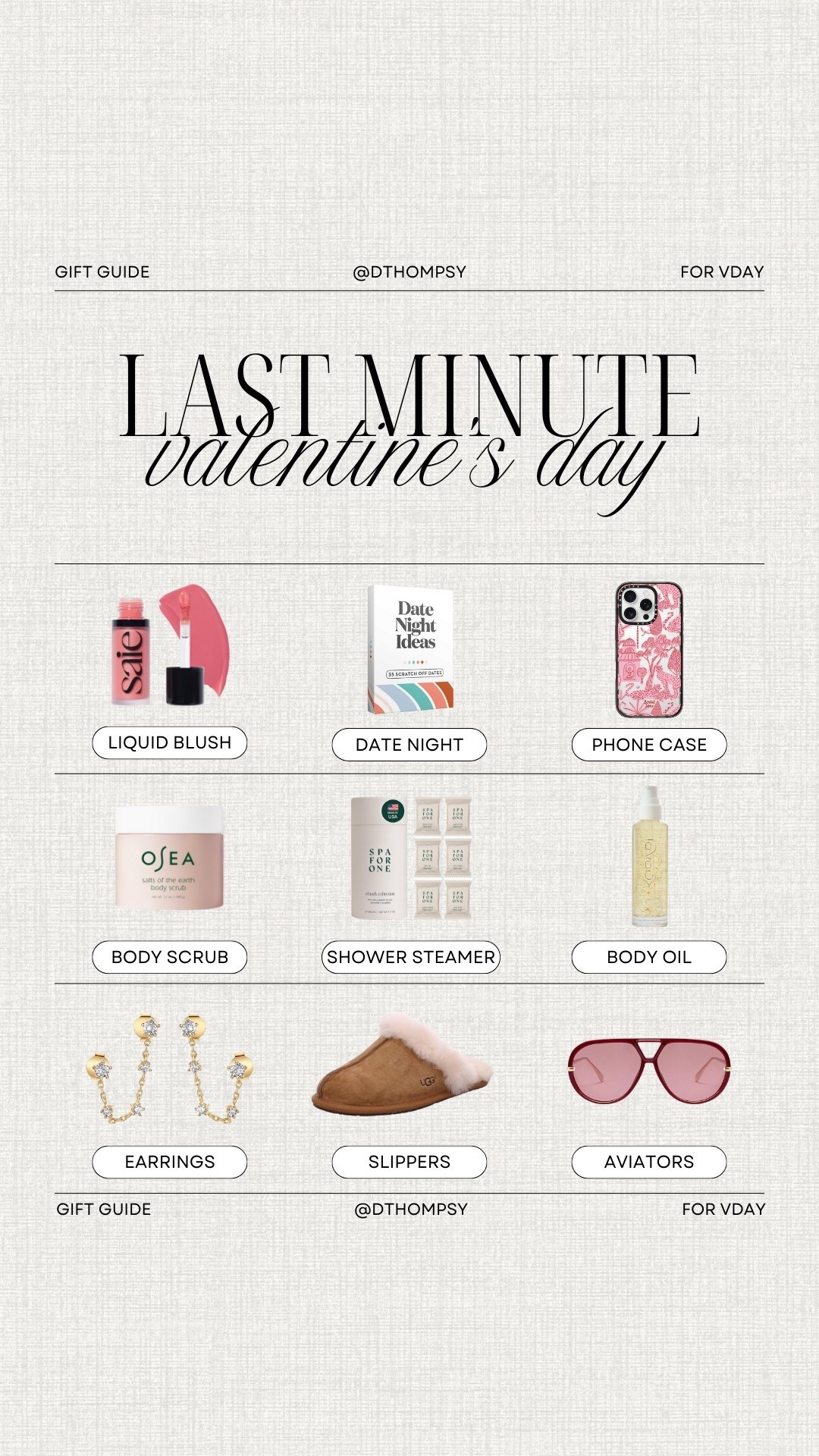gift guide - last minute gift ideas for valentine’s day

#LTKValentine