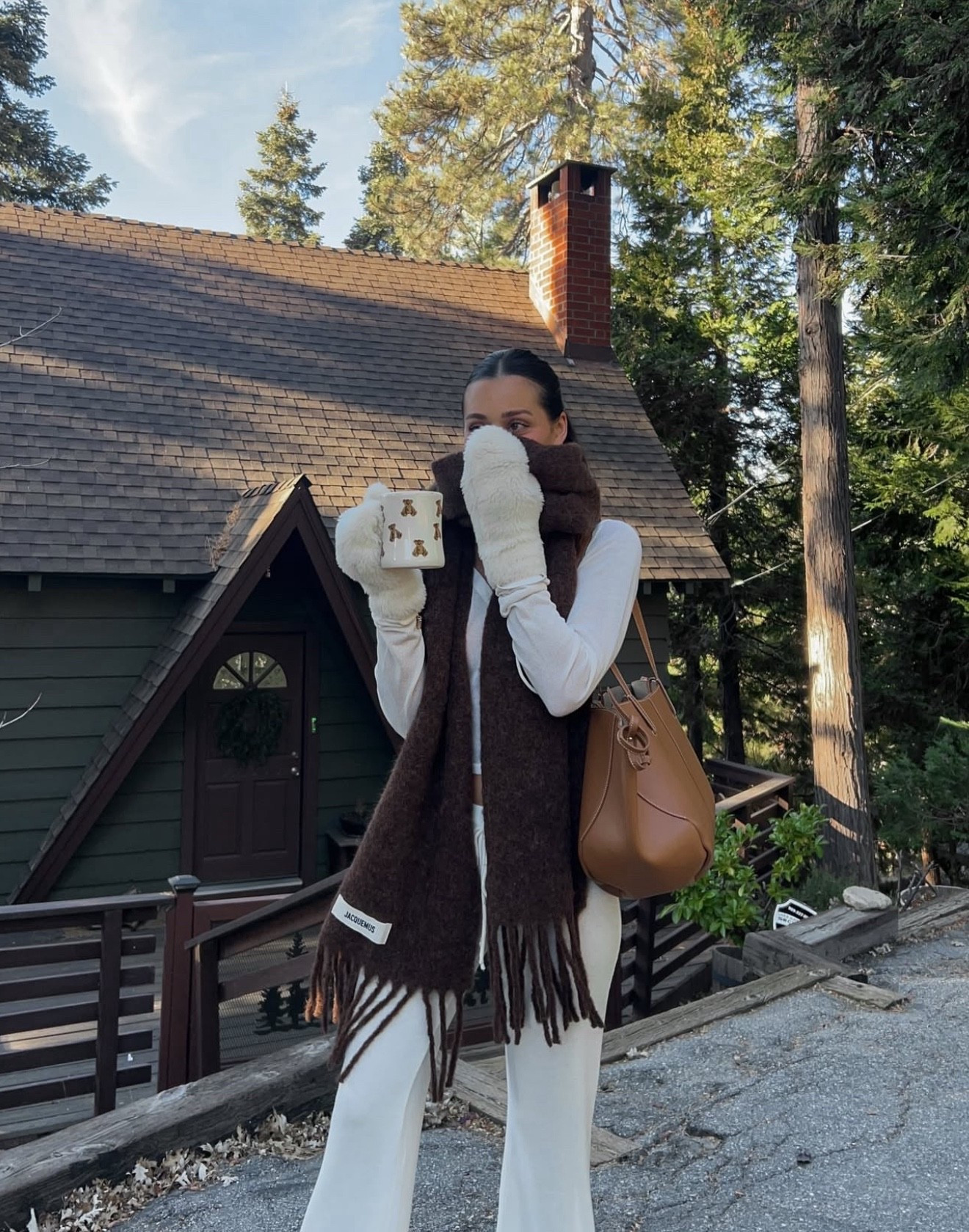 bundled up in the mountains 🧸 winter outfit, cozy, comfy, winter style, 

#LTKTravel #LTKootd #LTKSeasonal