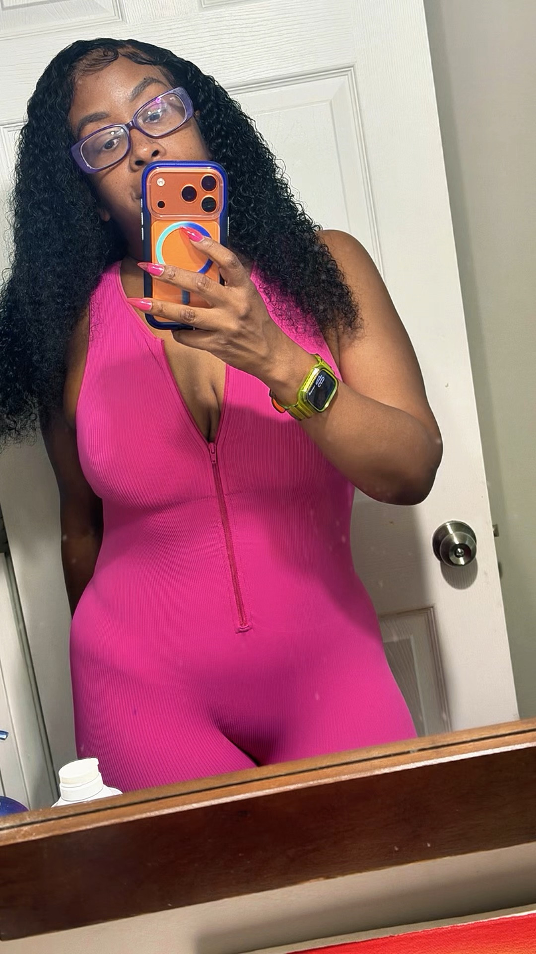 My favorite workout outfit is my Sheswaisted pink bodysuit and my OnRunning Cloudmonster sneakers. 

#LTKOver40 #LTKfitnessgoals #LTKdayinmylife