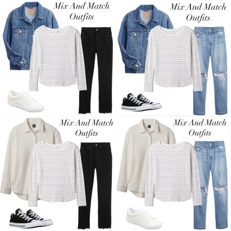 Styling this stripe tee from #gap! Such a great closet basic and outfits for years to come! #capsulewardrobe #springoutfits #closetbasics #minimaliststyle 

#LTKfindsunder50 #LTKSpringSale #LTKstyletip