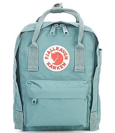 Fjallraven Solid Mini Patch Logo Kanken Water-Resistant Convertible Backpack - Frost Green | Dillard's