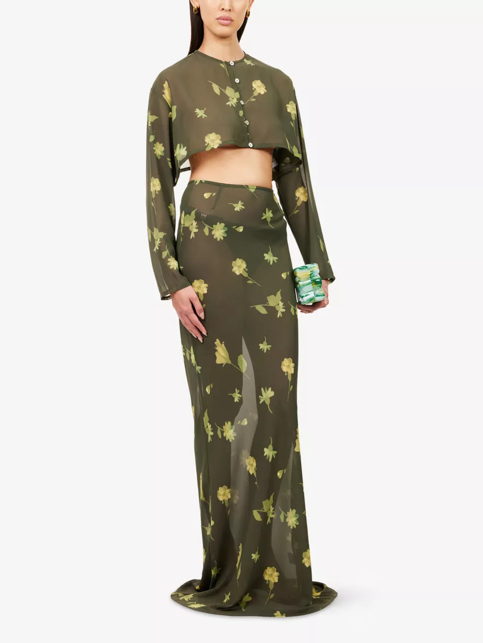 Kenny Floral Woven Top | Selfridges