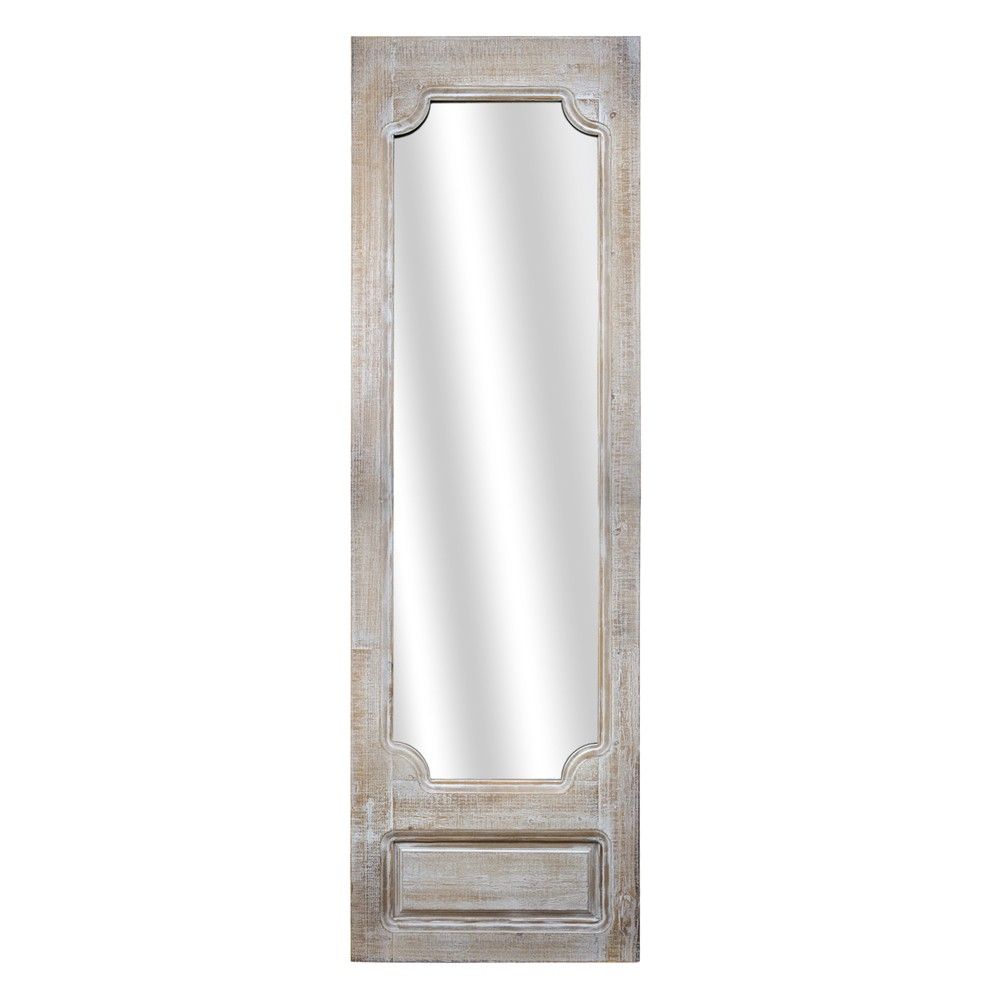 Wood Leaner Mirror With Stand Light Brown - E2 Concepts | Target