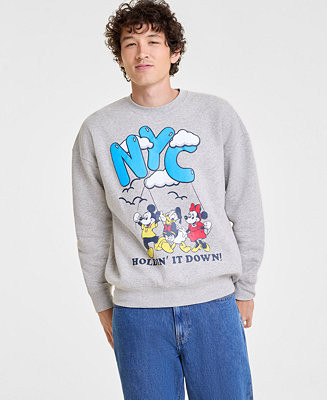 Unisex Mickey & Friends NYC Balloon Crewneck Sweatshirt Look | Macy's
