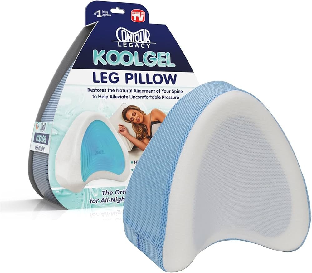Contour Legacy Cool Leg & Knee Foam Support Pillow for Side Sleepers Soothing Relief for Back, HI... | Amazon (US)