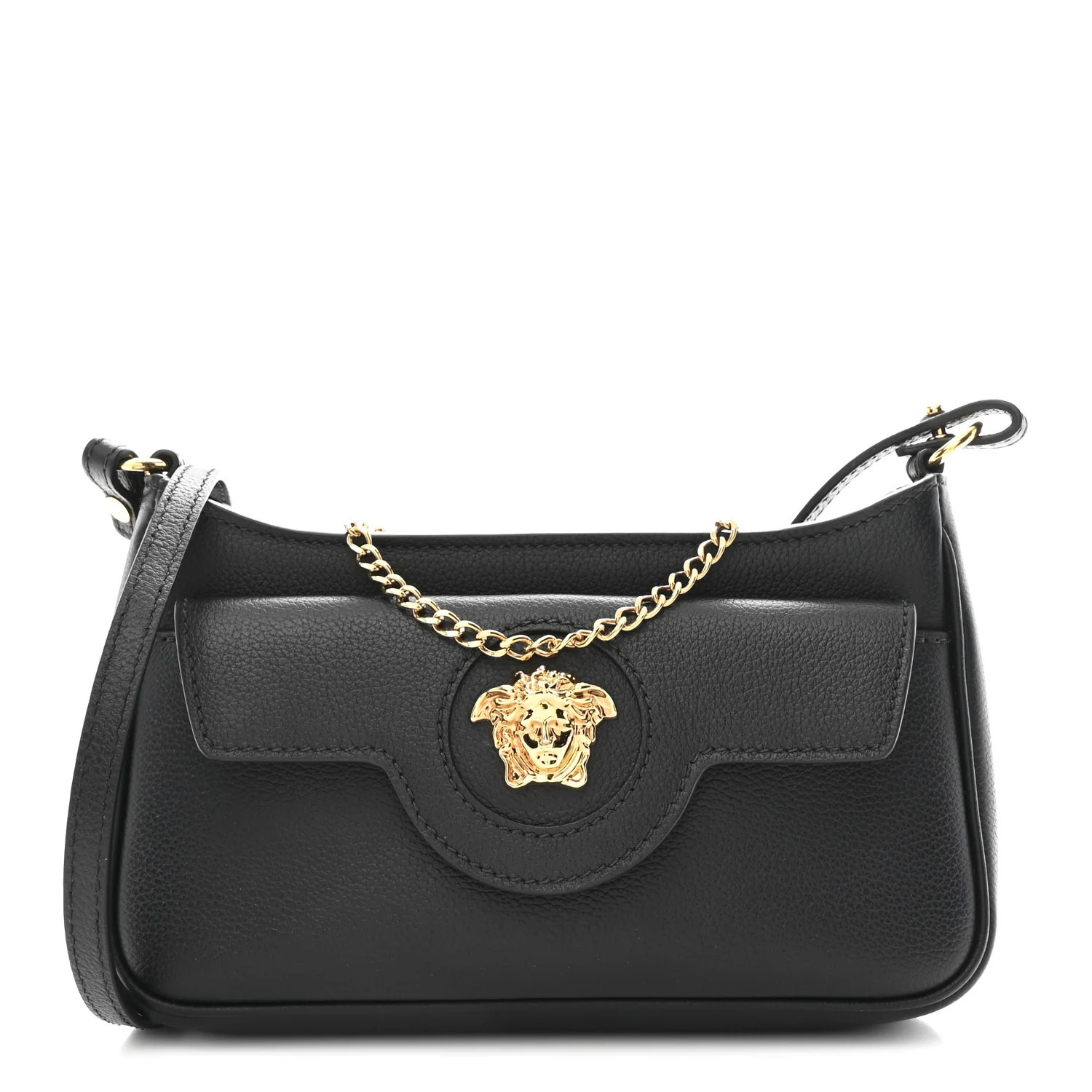 Grained Calfskin La Medusa Mini Bag Black | FASHIONPHILE (US)