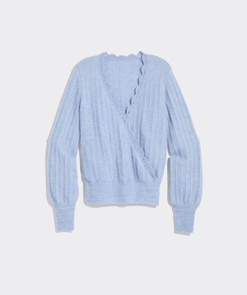 Reversible Luxe Wrap Sweater | vineyard vines