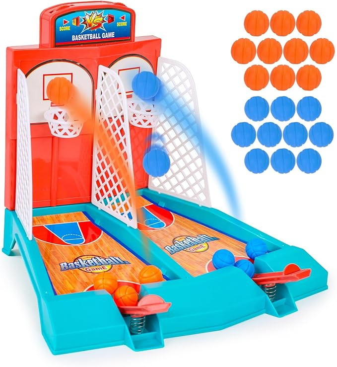 LovesTown Tabletop Basketball Game, Mini Basketball Shooting Game, Desk Games Toys for Office for... | Amazon (US)