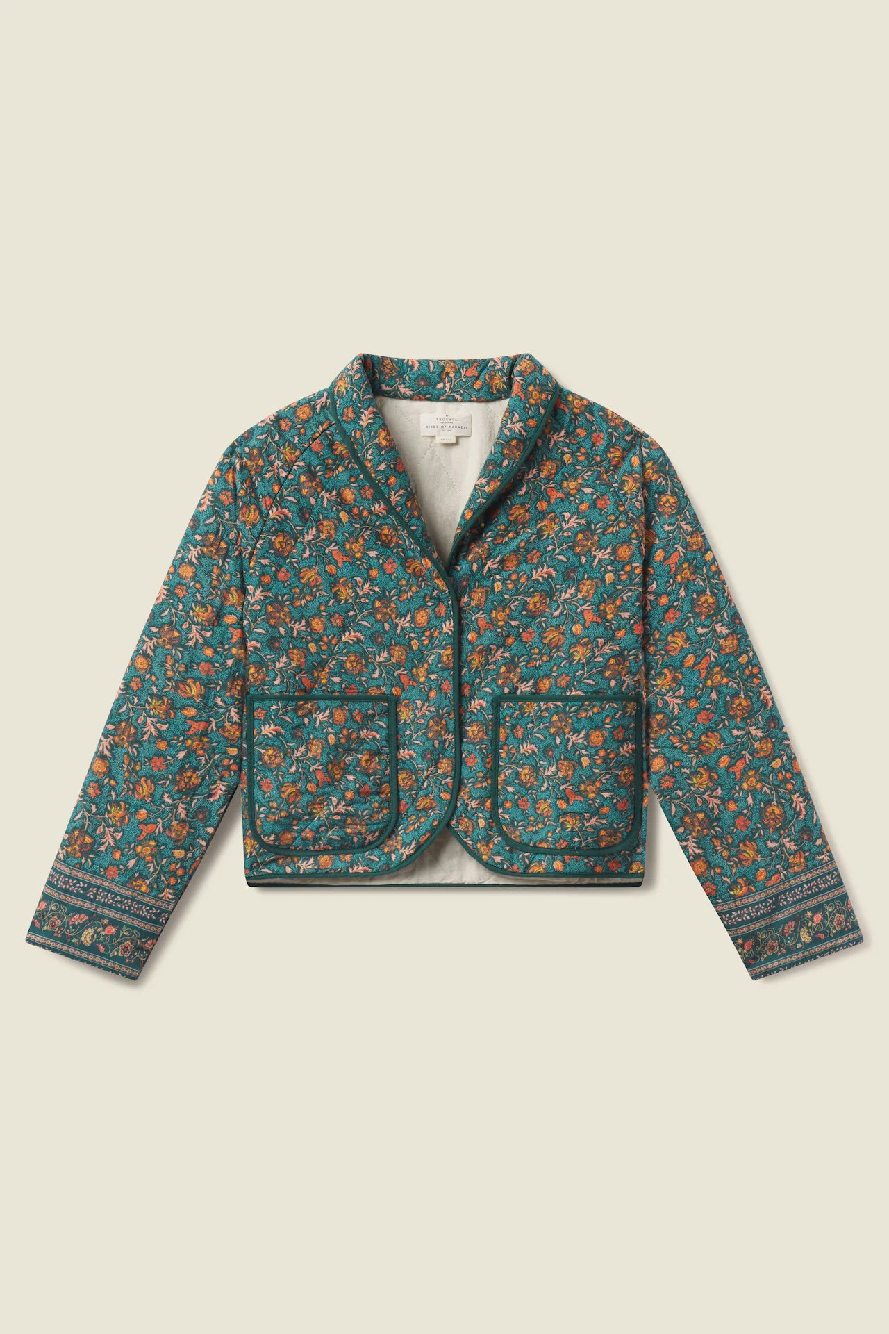 August Jacket Botanical Border | TROVATA