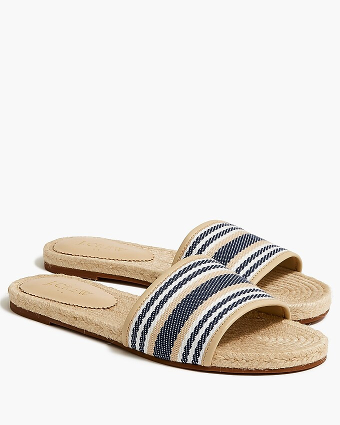Espadrille slide sandals | J.Crew Factory