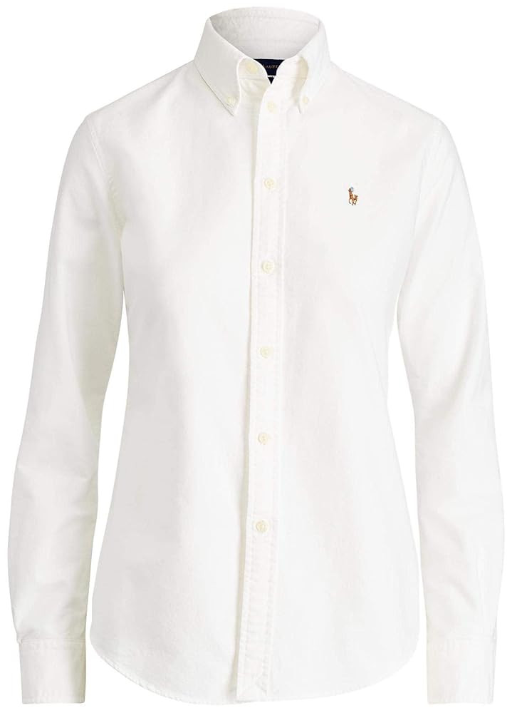 POLO RALPH LAUREN Women's Oxford Classic Fit Button Down Shirt | Amazon (US)