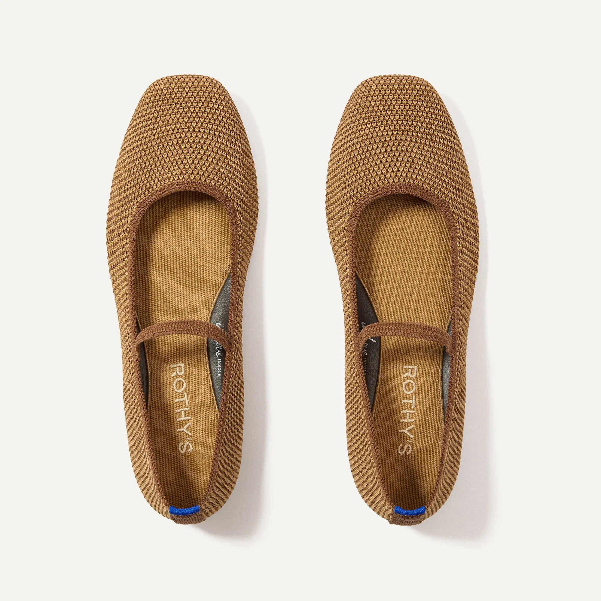 The Max Square Mary Jane in Wheat Raffia Knit | Rothy's | Rothy's