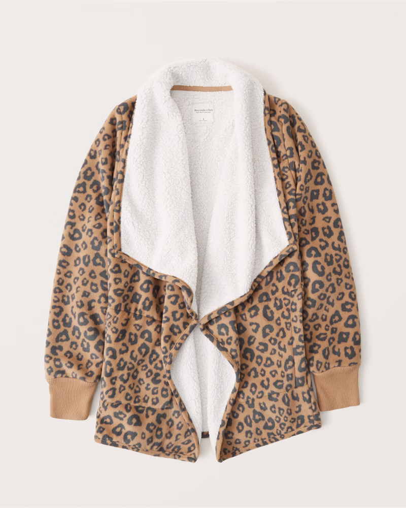 Sherpa-Lined Cardigan | Abercrombie & Fitch (US)