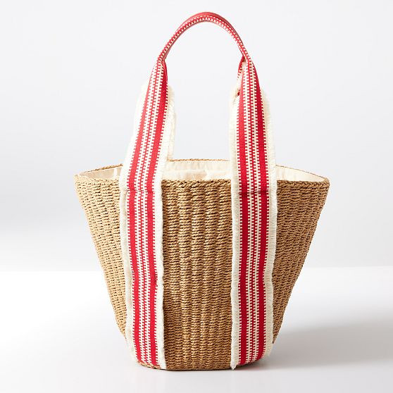 Hampton Raffia Tote | Mark and Graham
