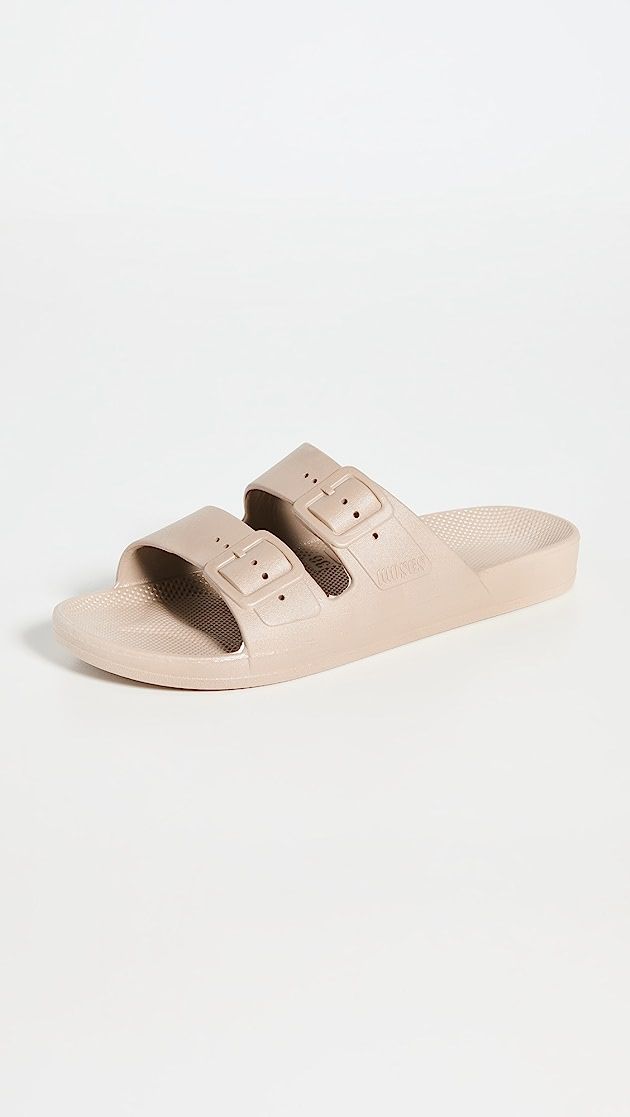 Freedom Moses Moses Two Band Slides | SHOPBOP | Shopbop