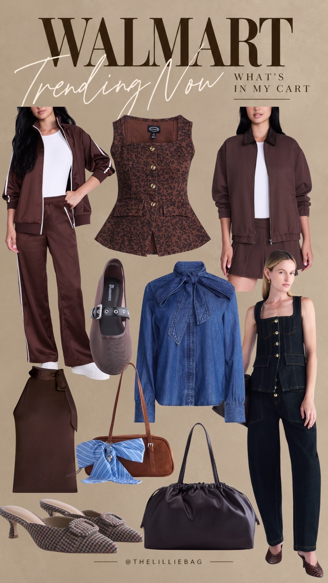 Walmart is TRENDING right now 👀🤎 These new fall arrivals look way more expensive than they are — chocolate brown sets, tailored denim, statement tops, ballet flats + bags that could easily pass for designer. Walmart understood the fall assignment. 🍂👏🏼

Walmart fashion. Suede. Leopard. Denim.

#LTKSeasonal #LTKOver40 #LTKWorkwear