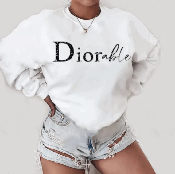 Women Fashion Glitter Sweatshirt/ Fashion Shirt/ Gift for | Etsy | Etsy (US)