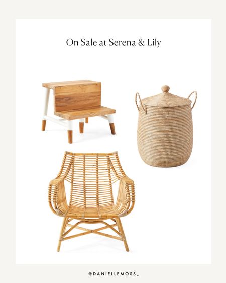 On major sale at Serena and Lily - up to 70% off! We have 2 of these stools and baskets. And the chair has been on my list for forever. Such beautiful pieces to warm up your home and welcome spring and summer! 

#LTKhome #LTKfamily #LTKsalealert