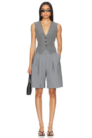 Lovers and Friends Raissa Short in Grey from Revolve.com | Revolve Clothing (Global)