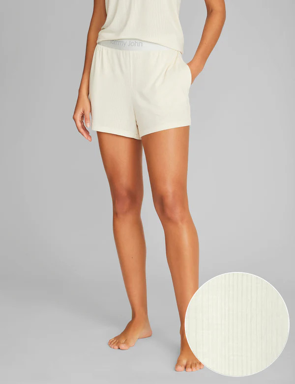 Women's Second Skin Luxe Rib Sleep Short | Tommy John