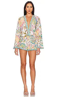 Agua Bendita X Revolve Larissa Romper in Shan Floral from Revolve.com | Revolve Clothing (Global)