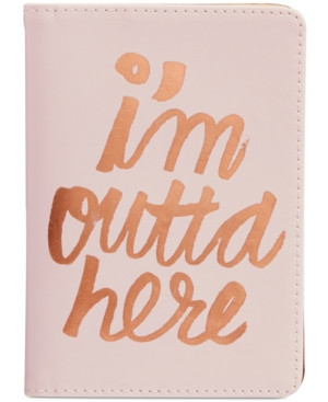 ban. do I'm Outta Here Passport Holder | Macys (US)