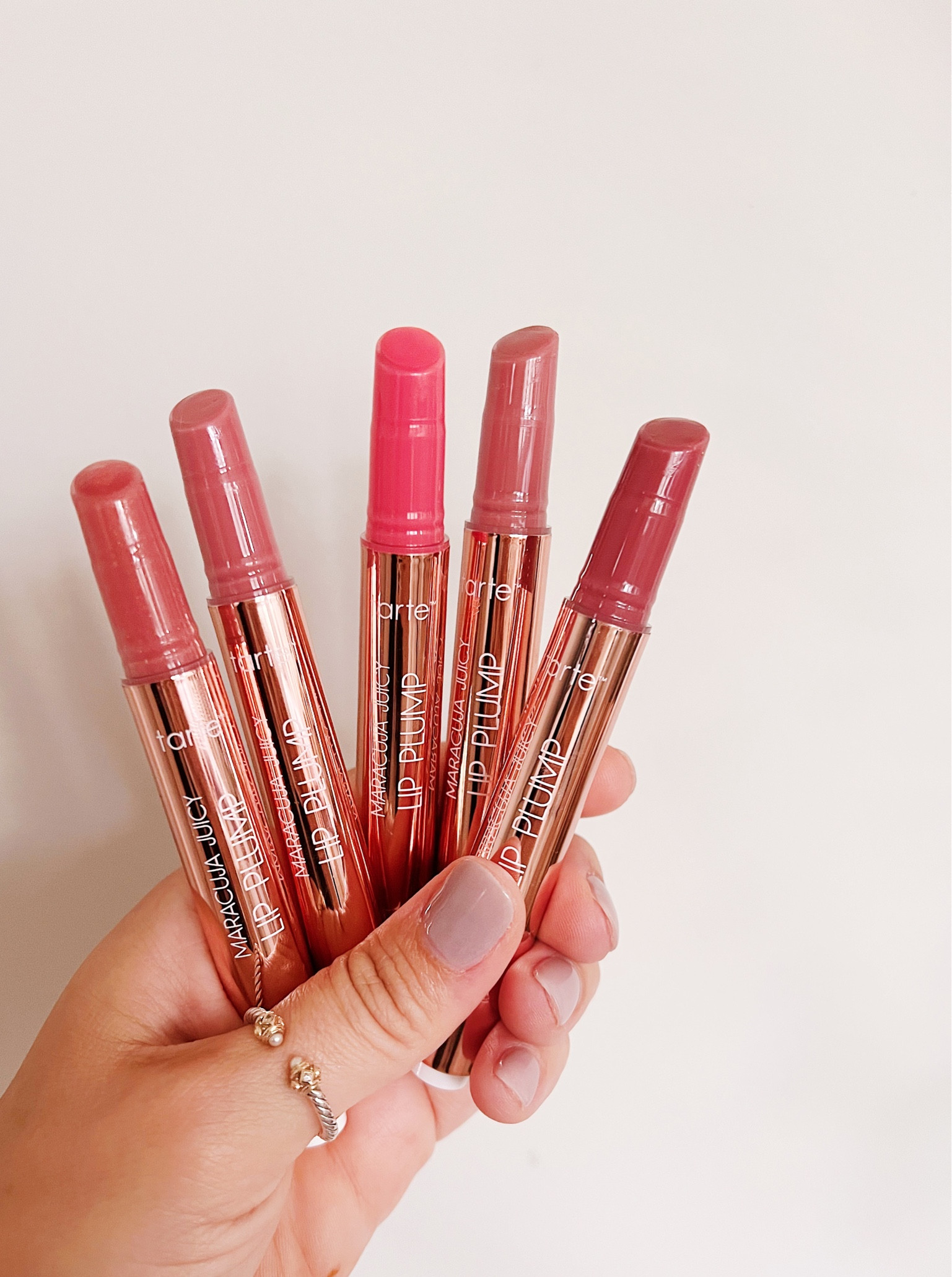 @qvc Tarte deal! $45 for five Maracuja Juicy lip plumps making them $9 each! #ad #LoveQVC 

ADDITIONAL DISCOUNTS:
• HELLO10 will give second time shoppers $10 off orders of $25 or more
• QVCNEW20 will give first time shoppers $20 off orders of $40 or more

#LTKsalealert #LTKGiftGuide #LTKbeauty