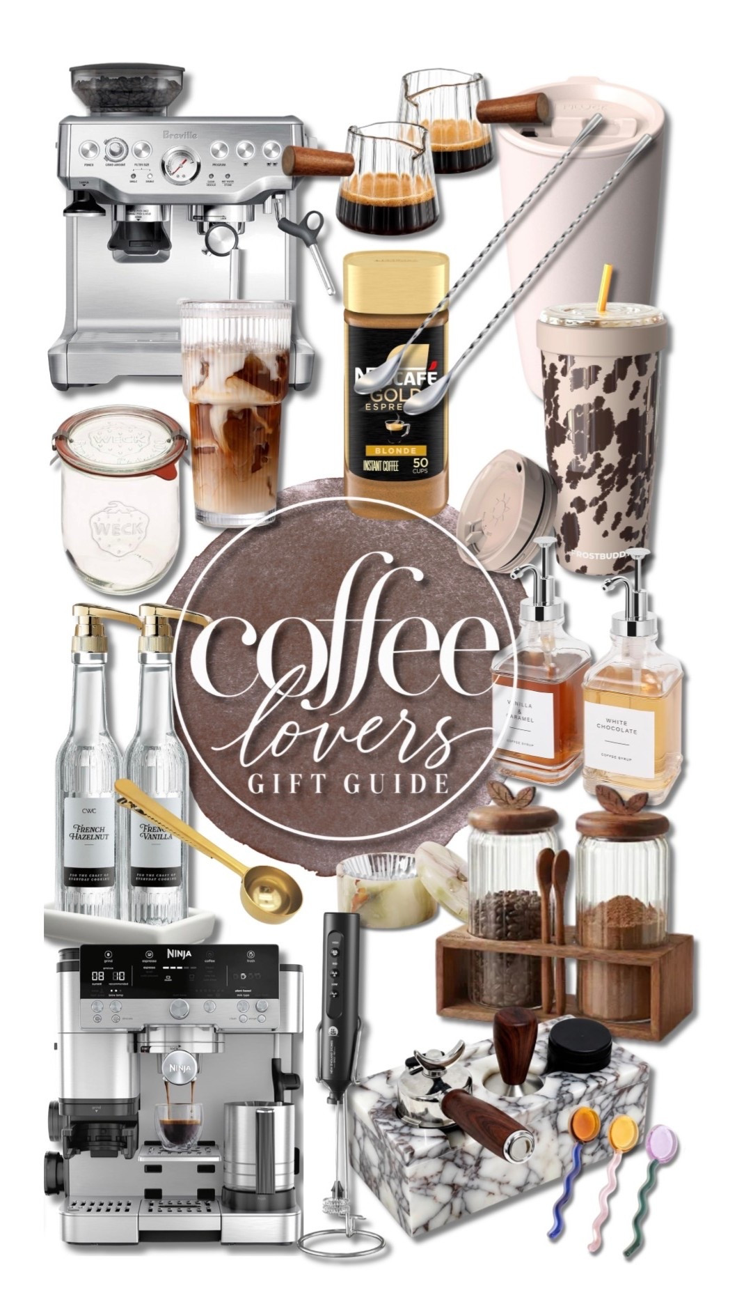 Amazon gift guide for the coffee lover ☕️ Everything from espresso makers + frothers to syrups, cute glassware, coffee storage and all the little accessories that make an at-home coffee bar feel extra special. Perfect gift ideas for the caffeine-obsessed person on your list!

Amazon coffee lover gift guide, Amazon gift ideas, gifts for coffee lovers, coffee bar essentials, espresso machine, coffee accessories, milk frother, coffee syrups, iced coffee cups, coffee storage, Christmas gift ideas, holiday gift guide, Amazon finds

#LTKHome #LTKfoodie #LTKSeasonal