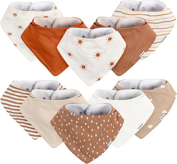 Gerber Unisex Baby Bandana Bibs | Amazon (US)