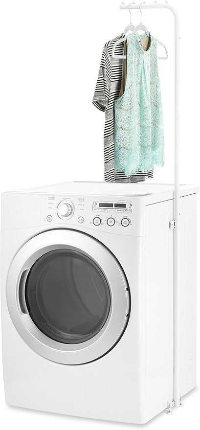 Whitmor Magnetic Laundry Valet Hanging Rod - White | Amazon (US)