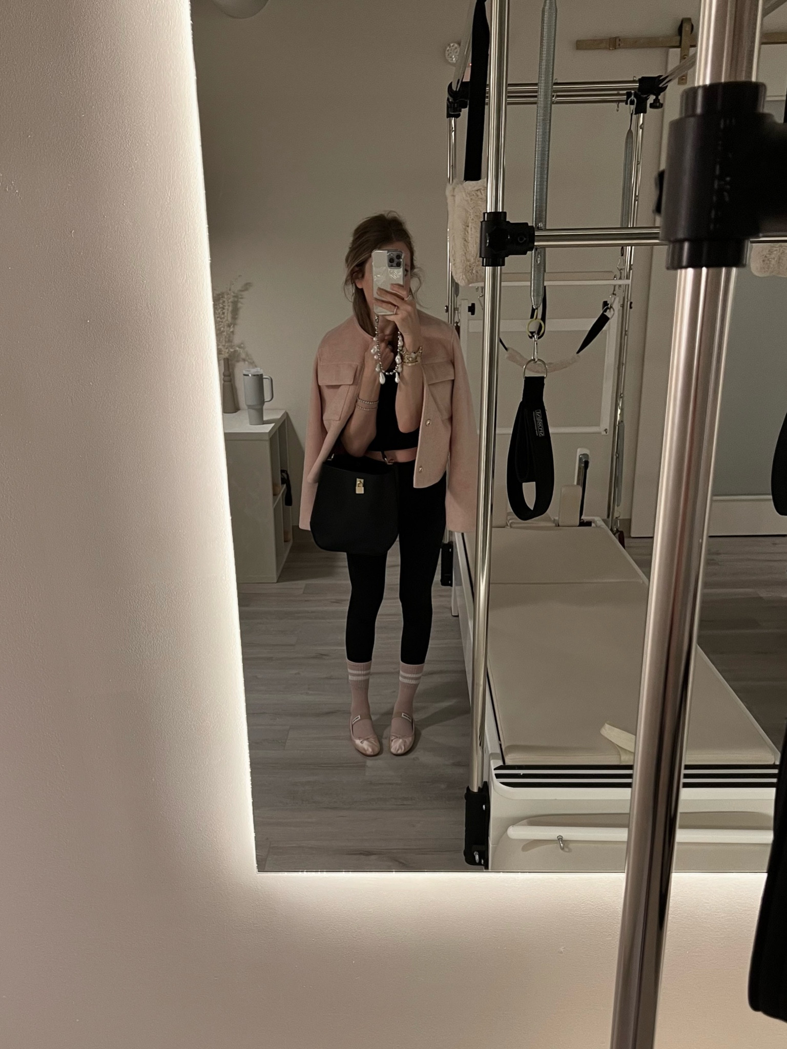 How cute is this purse?! Linked my outfit details!

#LTKSeasonal #LTKstyletip #LTKfitness