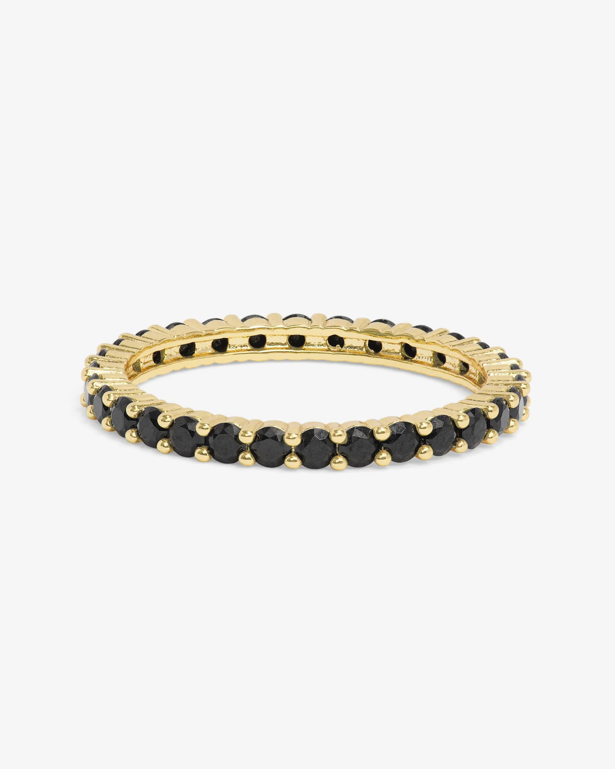 The Baby Heiress Ring - Gold|Black Diamondettes | Melinda Maria Jewelry