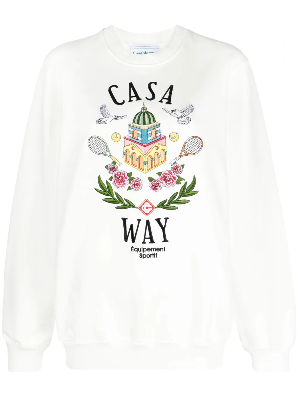Casa Way embroidered sweatshirt | Farfetch Global