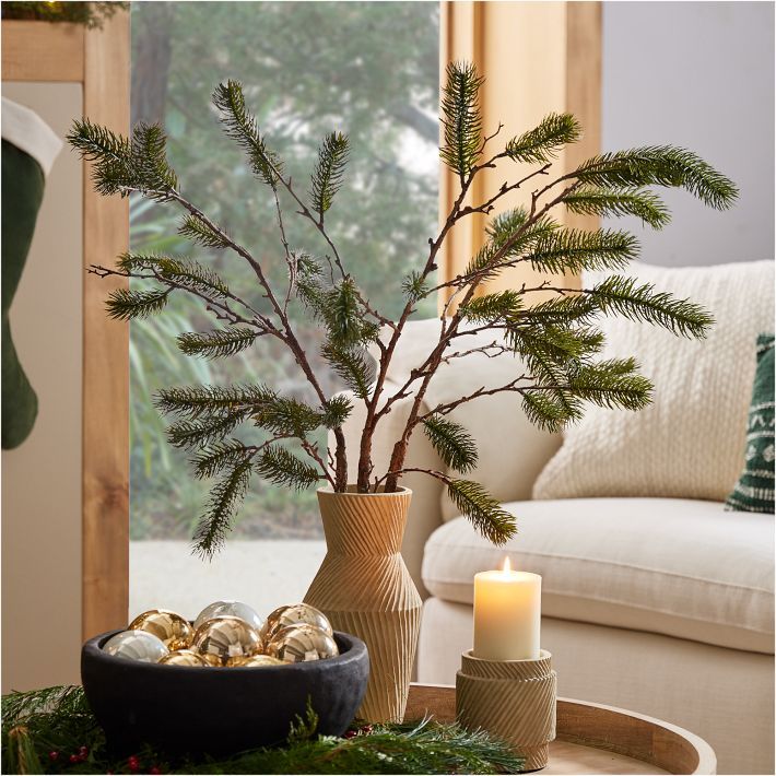 Faux Spruce Branch | West Elm (US)