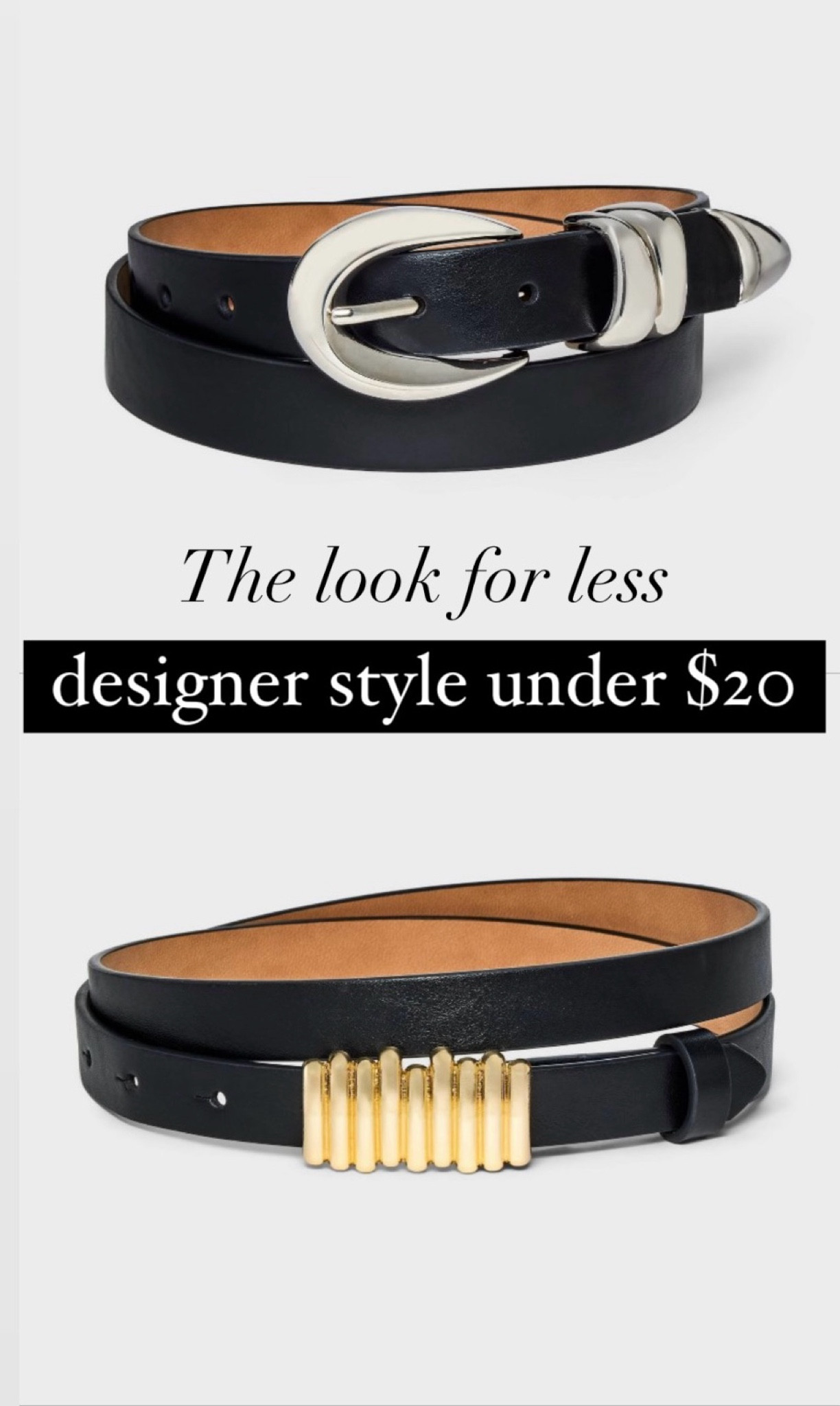 Found these belts at Target that remind me of more expensive brands but are $20 or less! 

#LTKSeasonal #LTKStyleTip #LTKFindsUnder50