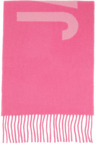 Pink Le Papier 'L'Echarpe Jacquemus' Scarf | SSENSE