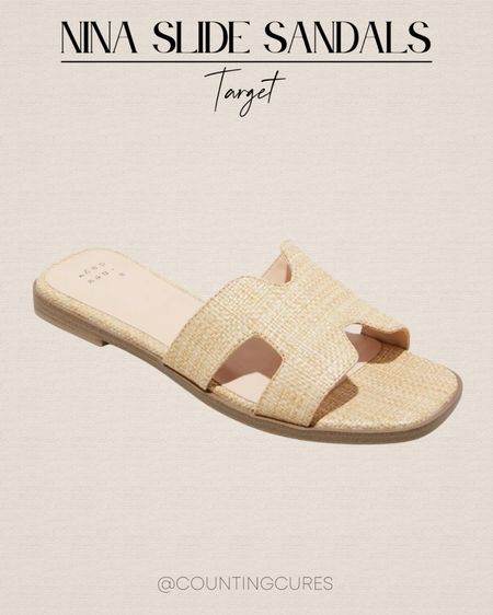 Step into style and comfort! Elevate your spring and summer look with this stylish slide sandal from Target.
#affordablefinds #shoeinspo #vacationoutfit #travellook

#LTKstyletip #LTKtravel #LTKSeasonal