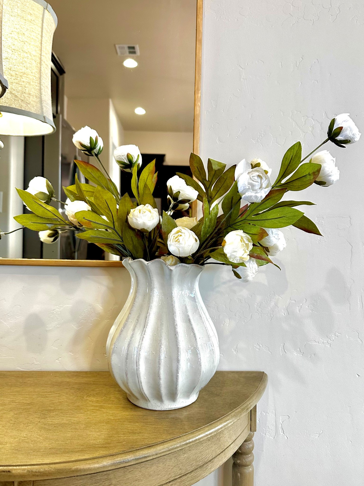 The viral peonies that everyone talks about 🤌🏻 

#peonies #homestyling #target #michaels #springdecor #vase 

#LTKSeasonal #LTKHome #LTKFindsUnder50