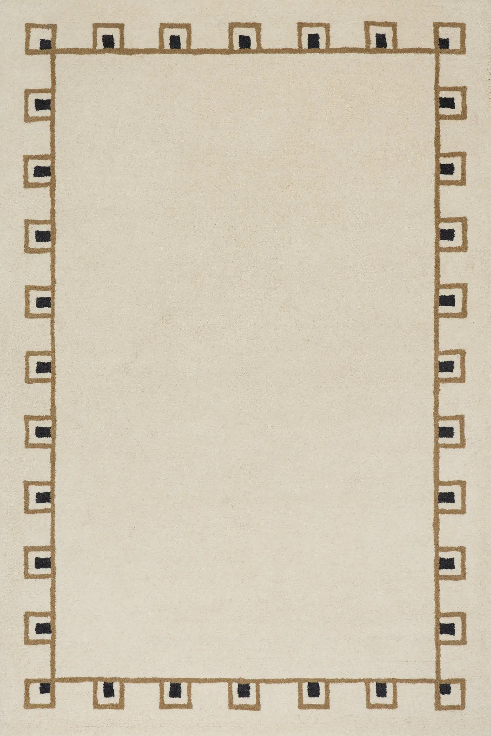 Yves Bordered Wool Rug by Nate Berkus | Ivory | Rugs USA