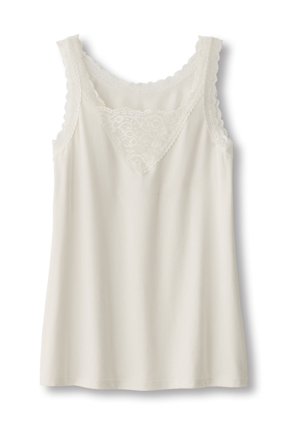 Undercover Lace Trim Knit Cami | Soft Surroundings