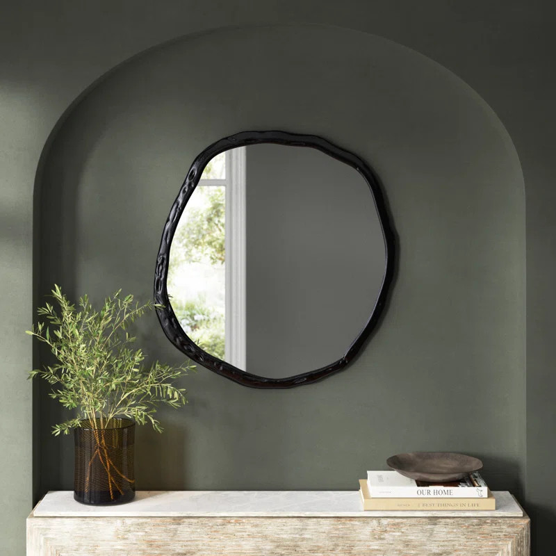 Nola Aluminum Flat Mirror | Joss & Main