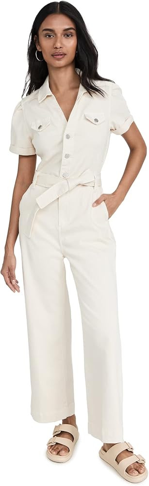PAIGE Women's Anessa Puff Sleeve Jumpsuit | Amazon (US)
