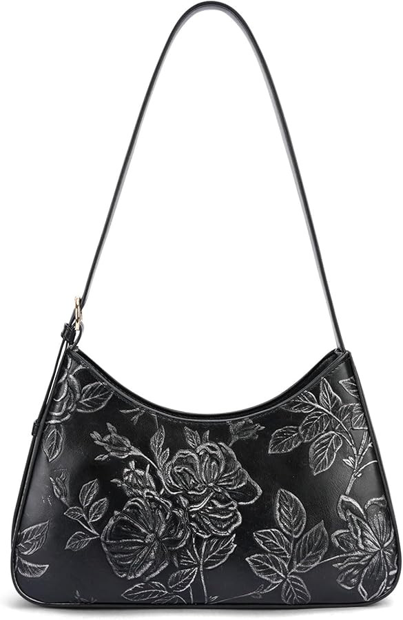 Shoulder Bag for Women Vegan Leather Crescent Hobo Bag Clutch Underarm Purse Top-Handle Handbag E... | Amazon (US)