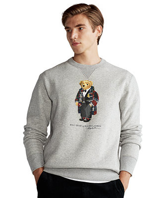 Men's Duffel Polo Bear Fleece Sweatshirt | Macys (US)